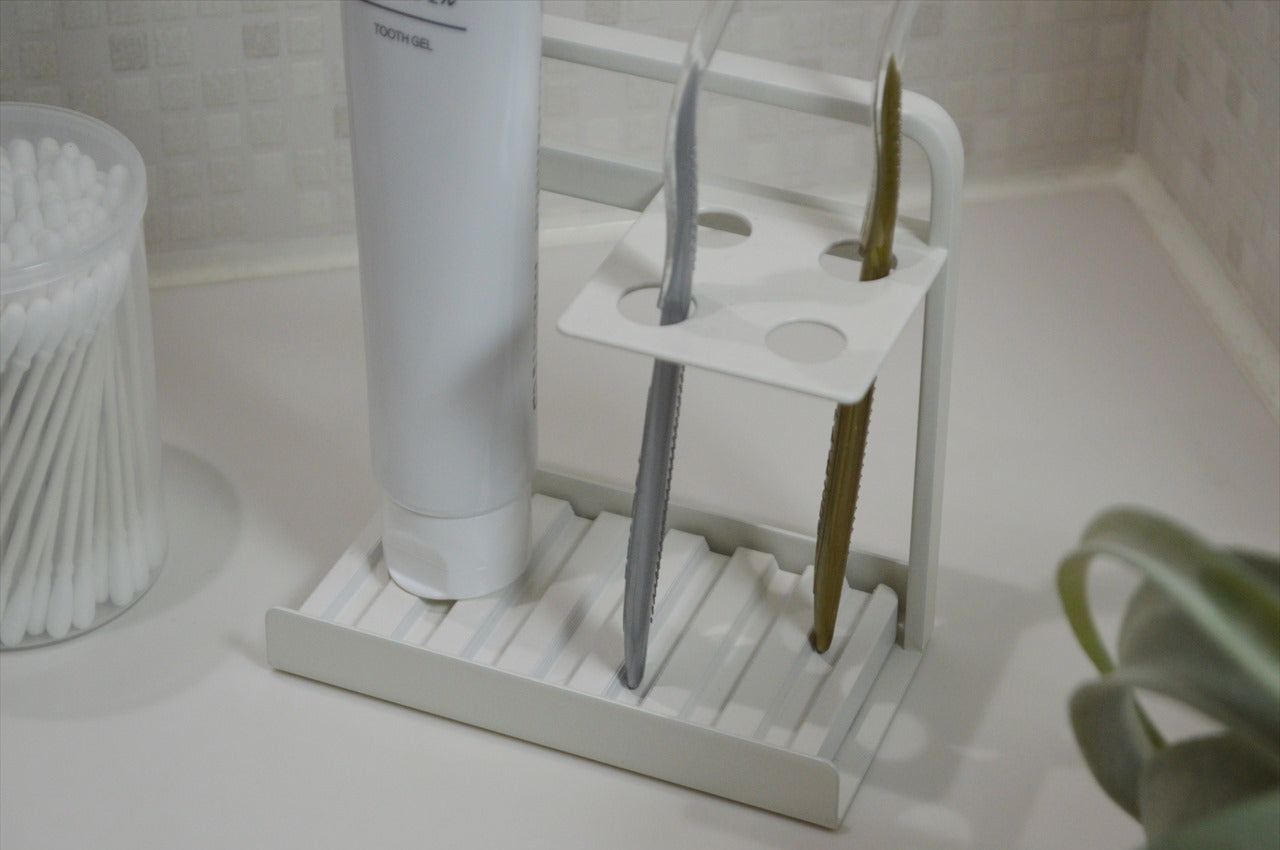 COLLEND　コレンド<br>Toothbrush Stand With Dry Tray　歯ブラシスタンド（ドライトレイ付）　歯ブラシ立て　ハブラシスタンド　ハブラシ立て TS