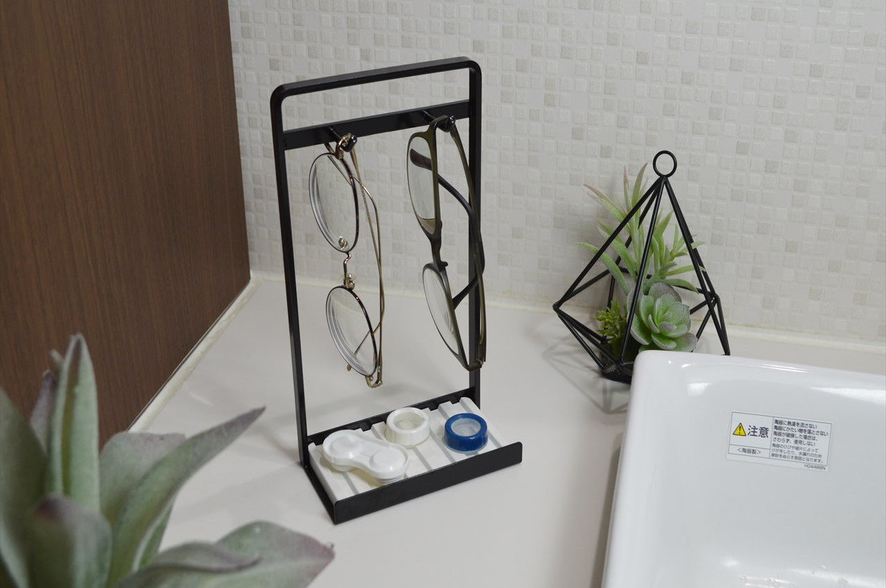 COLLEND　コレンド<br>Glasses Stand With Dry Tray メガネスタンド（ドライトレイ付）眼鏡スタンド　めがねスタンド　メガネ立て　眼鏡立て　めがね立て GS